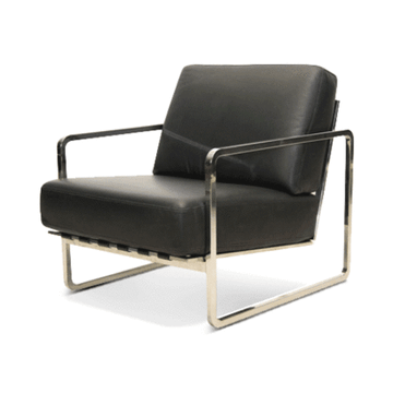 кресло zurigo armchair ( кожа) (by Steel Arts)