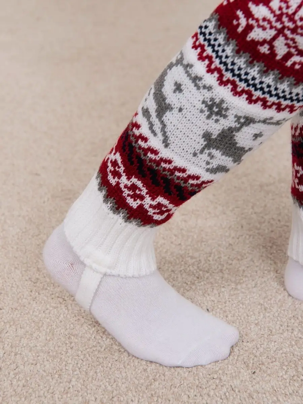 Рейтузы вязаные с орнаментом