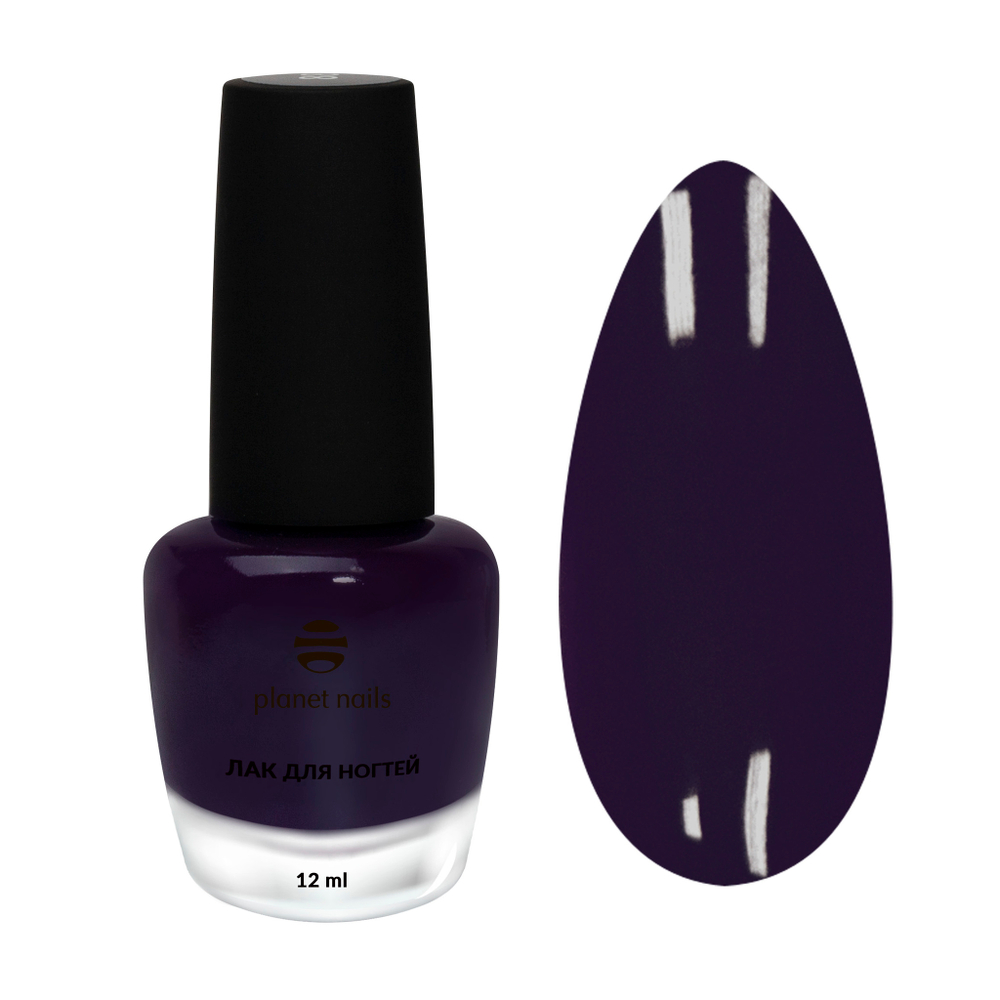 Planet Nails Лак для ногтей 888 (с эффектом гелевого покрытия), 12мл