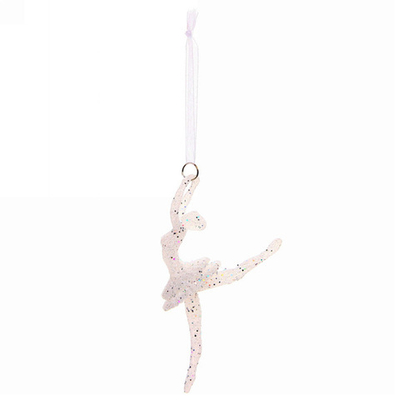 Подвеска «Балерина» 14,5 см, белый блеск