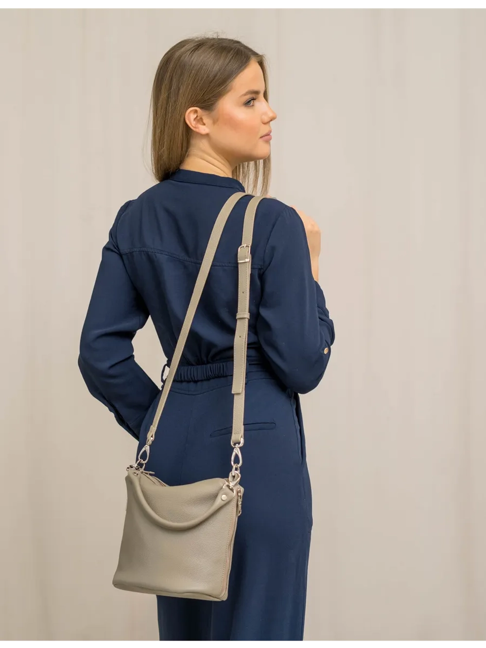 Сумка через плечо маленькая клатч натуральная кожа