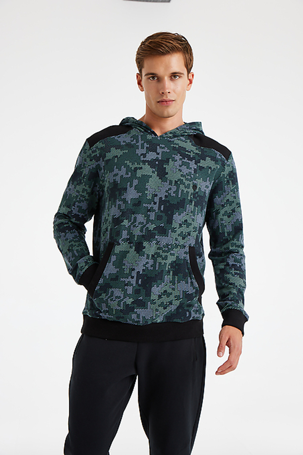 Худи мужское Cool Nature серый