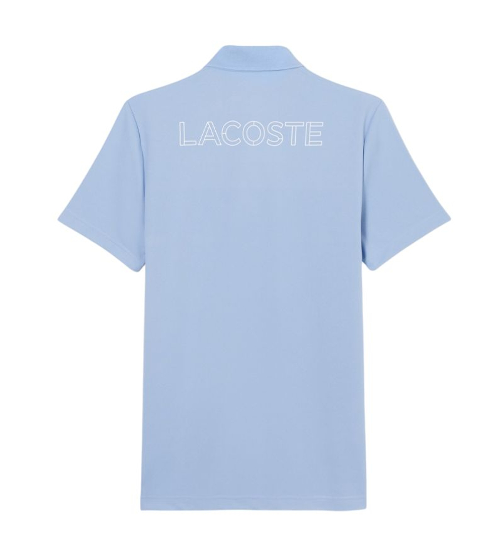 Теннисное поло Lacoste Ultra Dry Print Sport - aphylla
