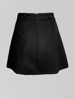 Юбка JN 8680 однотонная плиссированная с шортиками