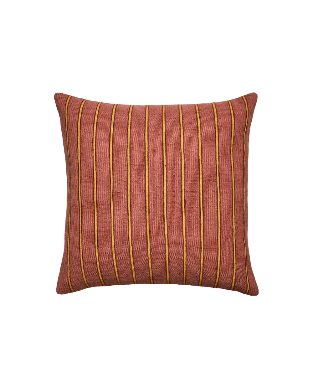 Zara Home наволочка декоративная из хлопка, малиновый, в полоску