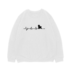 Свитшот "Сердечный ритм - Бишон Фризе"