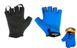 Перчатки TRIX nw мужские XL короткие пальцы гелевые вставки лайкра синие