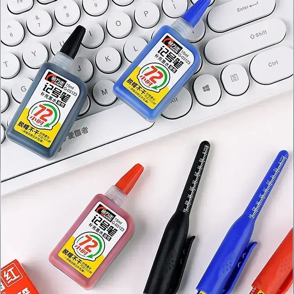 Маркер строительный разметочный перманентный, с длинным наконечником 45мм