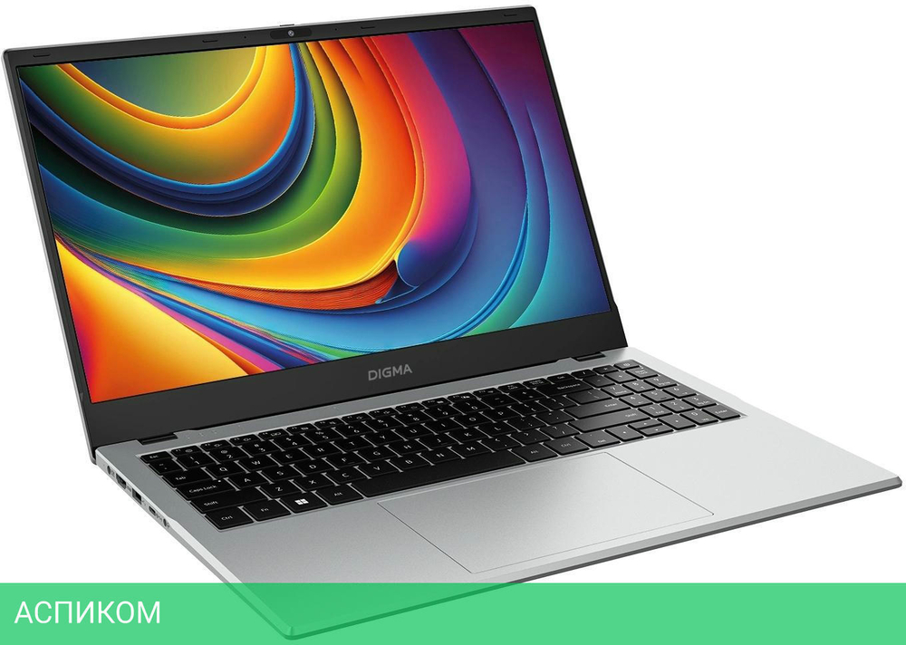 Ноутбук Digma EVE P5852 N-series N200 Silver (DN15N2-8CXW01)