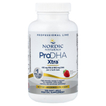 Nordic Naturals, ProDHA Xtra™, омега кислоты, клубника, 120 капсул