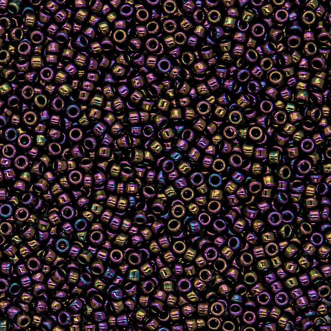 Японский бисер TOHO Round 15/0 (№85), металлизированный, непрозрачный глянцевый