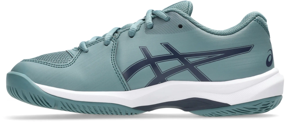 Детские Кроссовки теннисные  Asics Gel-Game GS - foggy teal/white