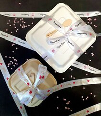 Атласные ленты "С Любовью ❤️" "Поздравляю 🎁"