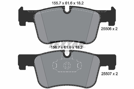 TEXTAR - 2550601-TET - Brake Pad Set, disc brake