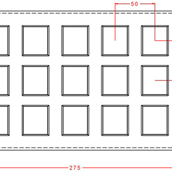 181 | Форма для шоколадных изделий (275*175 мм)