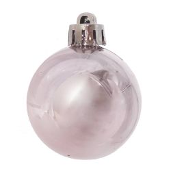 GAEM Набор из 12шт, Украшение новогоднее Шар "Розовый жемчуг", D4 см, L4 W4 H5 см