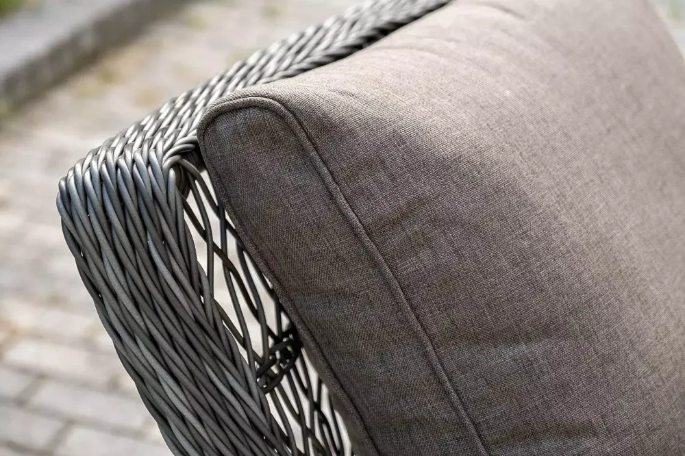 "Гранд Латте" лаунж-зона из искусственного ротанга, цвет графит