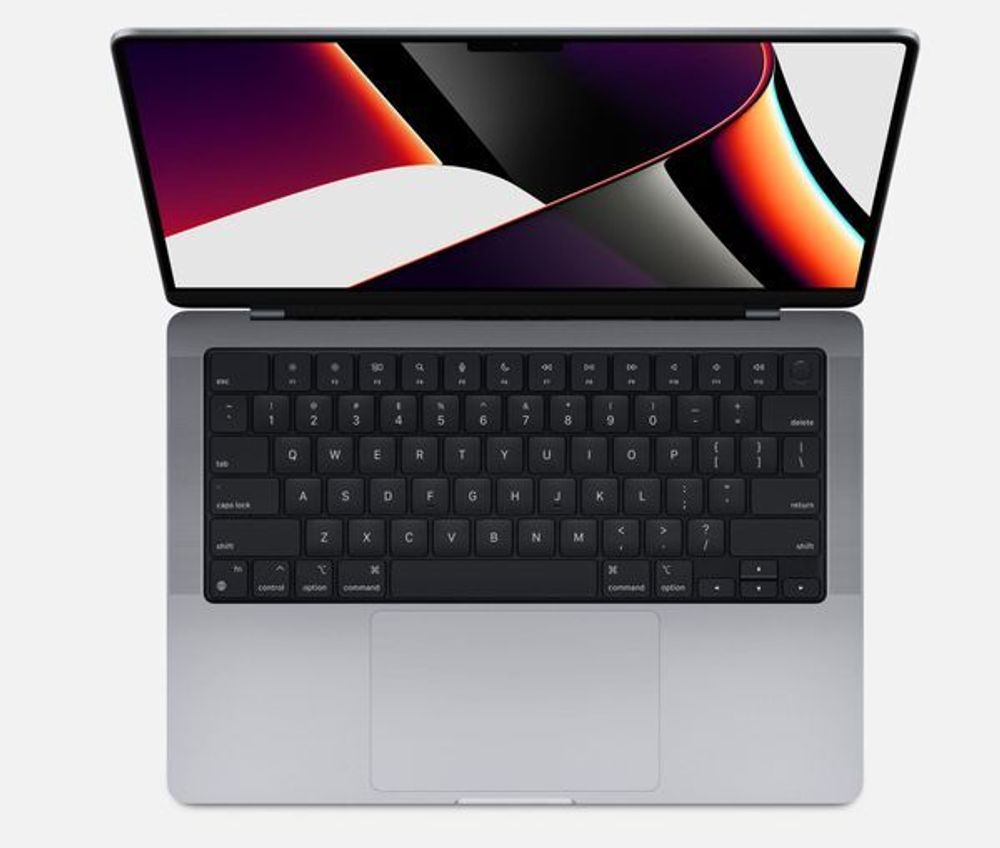 Ноутбук Apple MacBook Pro A2442, 14.2&amp;quot; (3024x1964) Retina XDR 120Гц/Apple M1 Pro/16ГБ/1ТБ SSD/M1 Pro 16-core GPU/MacOS/Английская клавиатура, серый космос [MKGQ3LL/A]