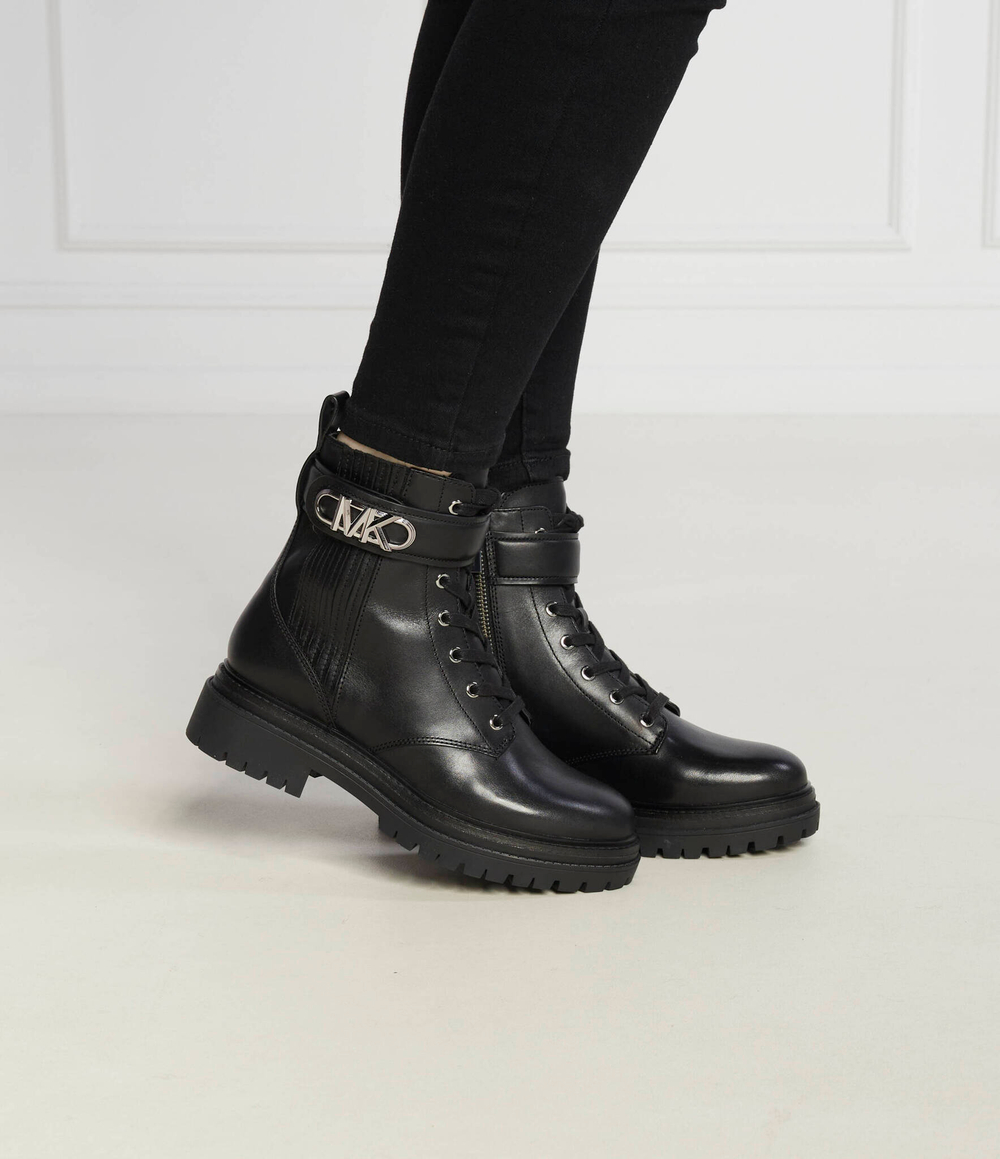 Кожаные ботильоны Michael Kors - черный(40F3PKFE5L)