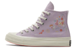 Chuck 70 Wmns Converse High "Embroidered Floral Print - Pale Amethyst" Women"s