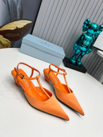 Prada Satin Slingback Pumps