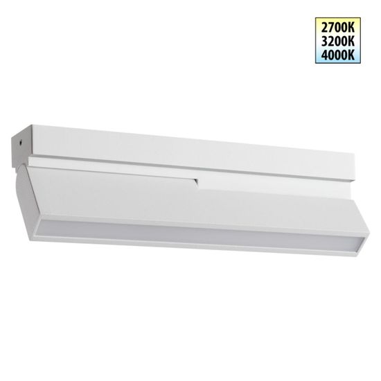 359769 OVER NT25 398 белый Светильник накладной с перекл. цв. температуры IP20 LED 12W 180-265V 2700К/3200К/4000К EOS