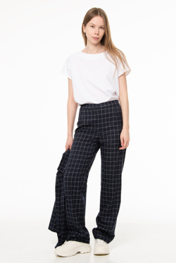 Брюки женские 4730з, клетка #406Ки024730з