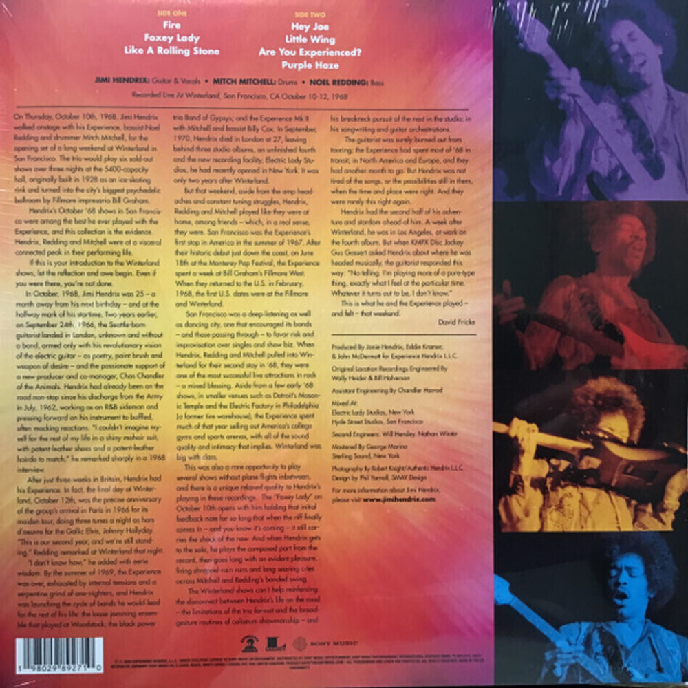 The Jimi Hendrix Experience / Winterland (LP)