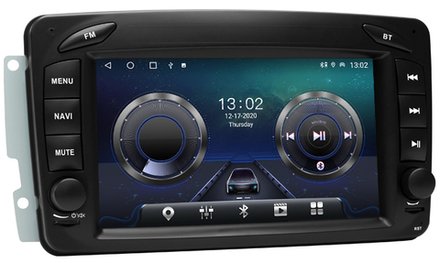 Магнитола для Mercedes-Benz G (W463) 2000-2006, C (W203) 2000-2004, A (W168) - Carmedia MKD-7108-S10 Android 12, ТОП процессор, 4Гб+64Гб, CarPlay, SIM-слот