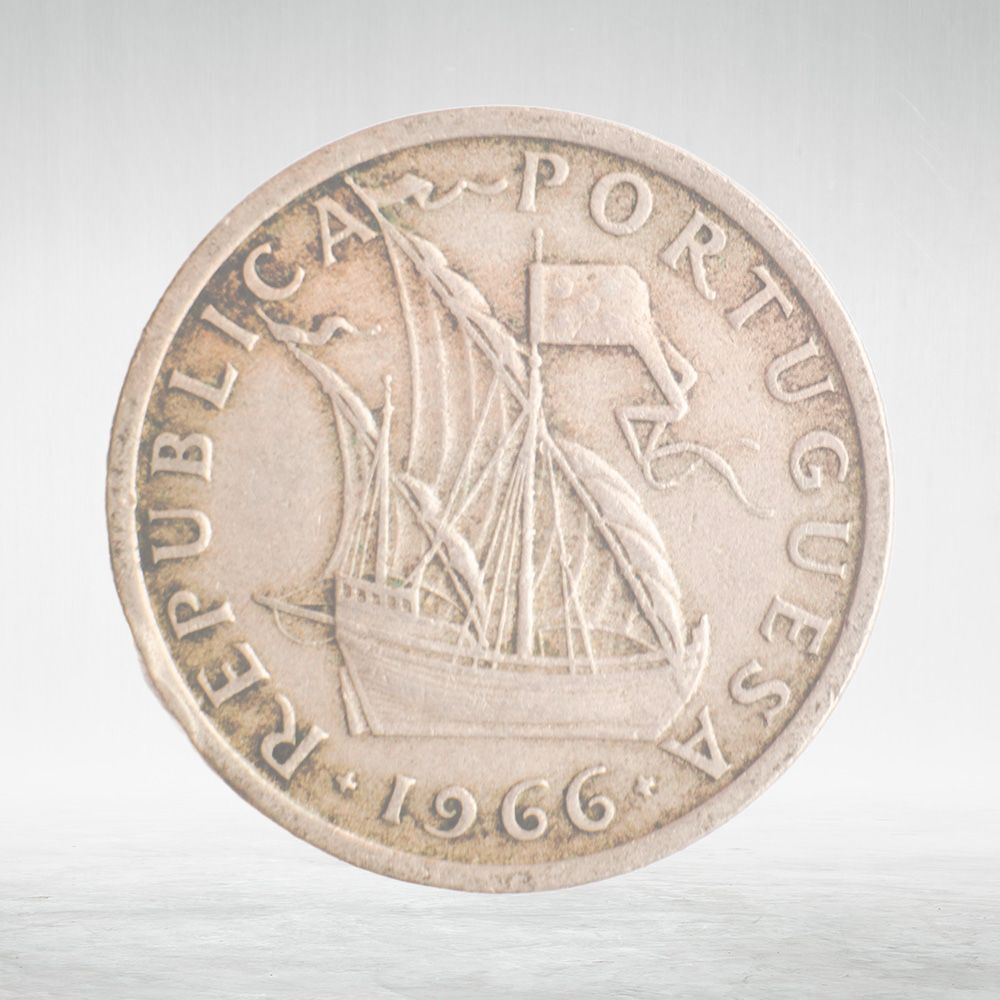 Portugal, 5 Escudos, 1966, VF