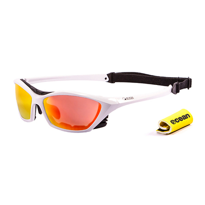 Спортивные очки OCEAN Lake Garda White / Revo Orange Polarized lenses