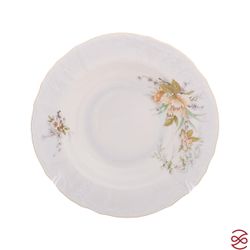 Набор тарелок глубоких Bernadotte Зеленый цветок 23 см(6 шт)