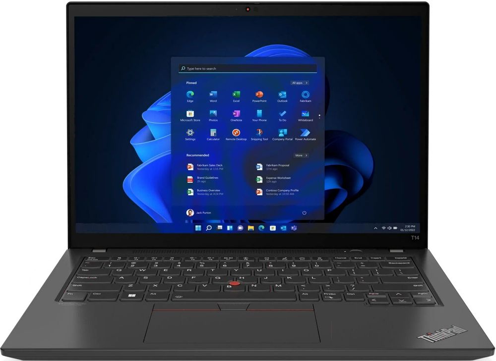 Lenovo ThinkPad T14 Gen 3 (21AJSAA000) 14&quot; WUXGA IPS 300N/i5-1240P/16GB/SSD512GB/Intel UHD/FingerPrint/LTE/Backlit/Win11Pro/Black