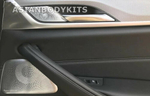 Комплект накладок на динамики с подсветкой для BMW 5 серии G30 (2017-2019) БМВ
