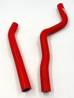 Патрубки отопителя Нива 2123 силикон красный 2 шт