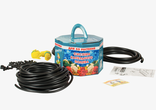 Капельный полив АкваДуся +60 на 60 растений без автоматики