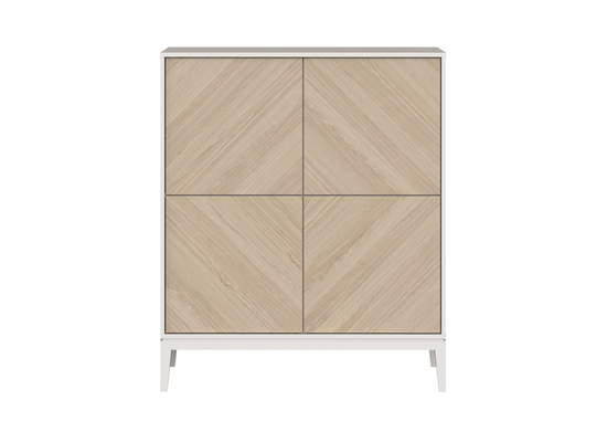 Шкаф Fjord 4 двери (белый)