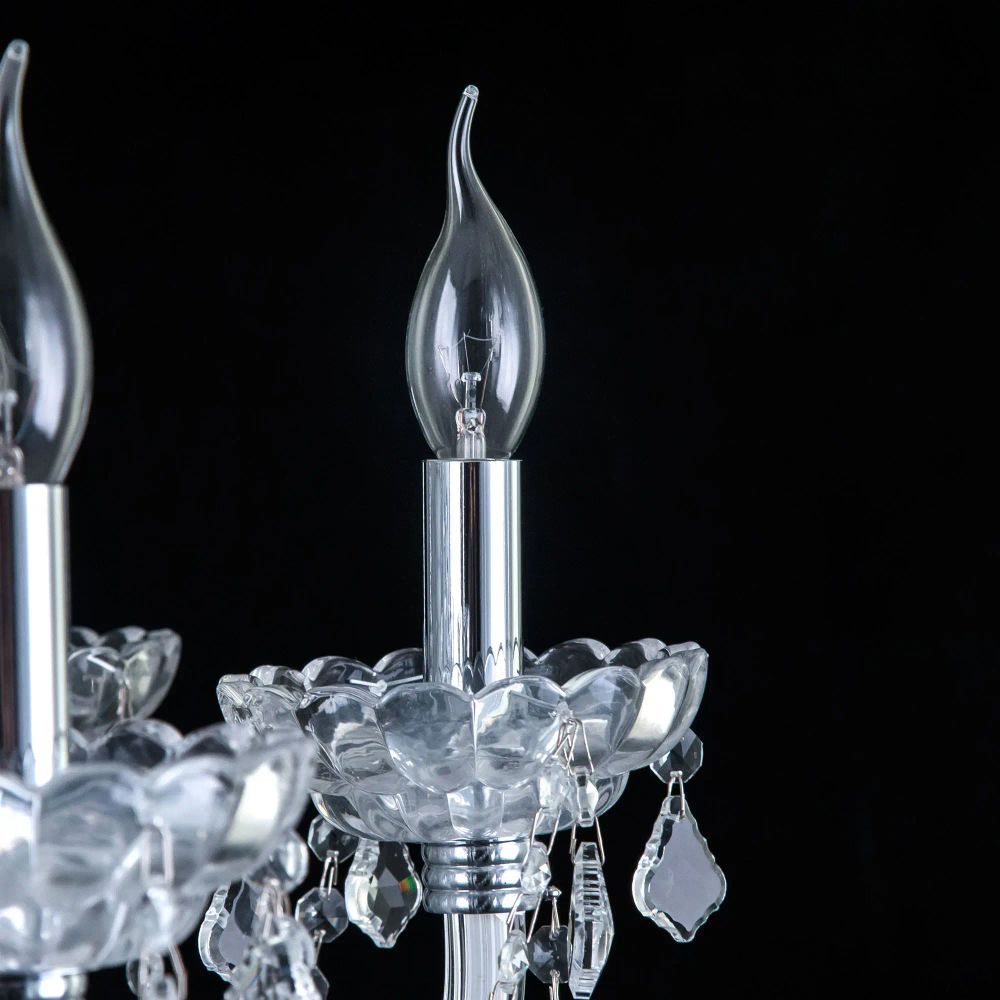 Citilux Финка CL353161 Люстра стеклянная подвесная Белая