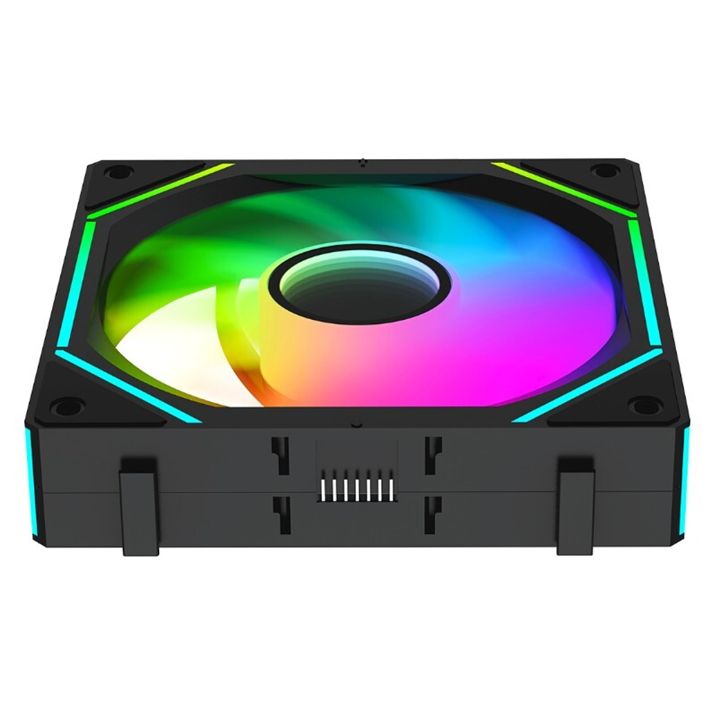 Вентилятор для корпуса Ocypus Gamma F12 UNI BK ARGB REVERSE BLADE 3 IN 1, 3x120x120x25mm, 4-PIN PWM, 800-1800 RPM, 31 DBA