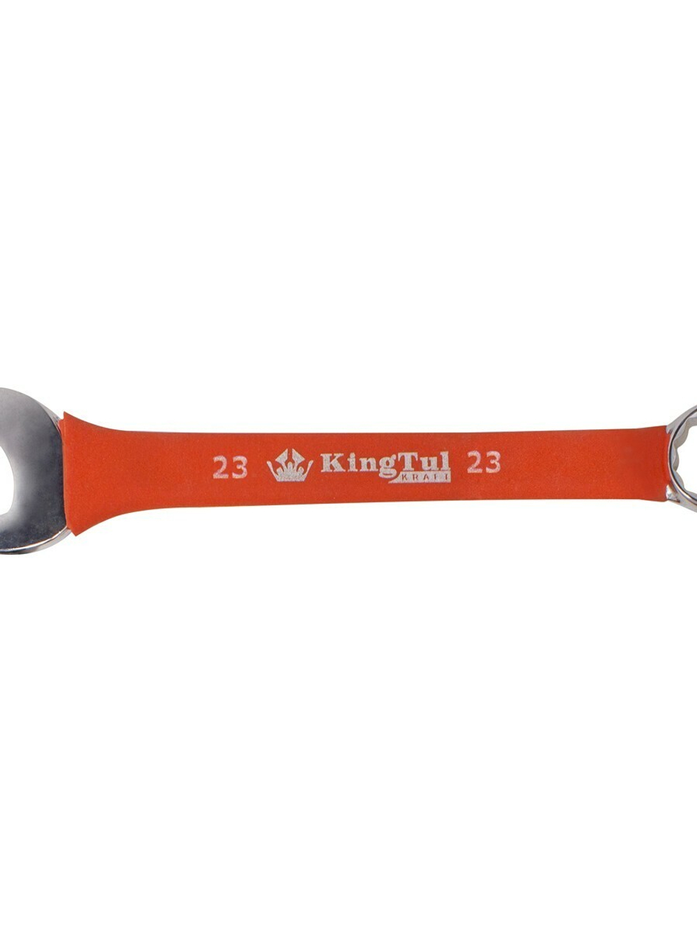 Ключ комбинированный 23мм в прорезиненной оплетке KingTul kraft KT-30023k