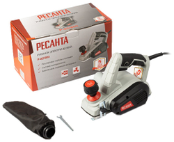 Рубанок электрический Ресанта Р-82/800 (800 Вт, 16000 об/мин, глубина - 2 мм, ширина - 82 мм, 2.6 кг)/ Электрорубанок