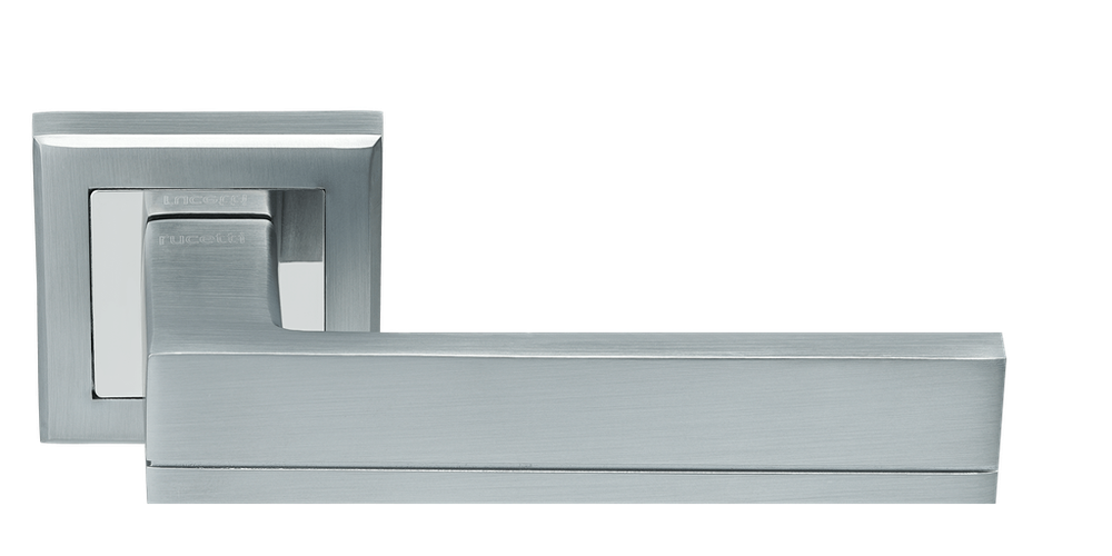 Дверные ручки Rucetti RAP 22-S SC/CP Цвет - мат.хром/хром