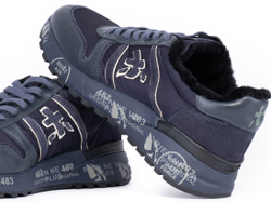 Premiata Lander 5525 Синие с мехом