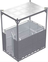 Люлька подвесная алюминиевая MEGAL ЛПА - 4/1