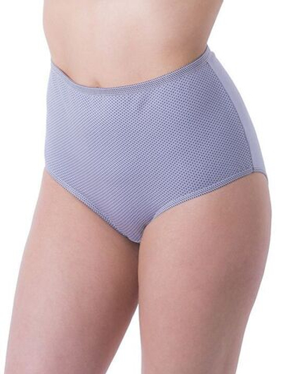 Женские трусы-макси plus size из хлопкового полотна (Размер: 54) (Цвет: бордовый)