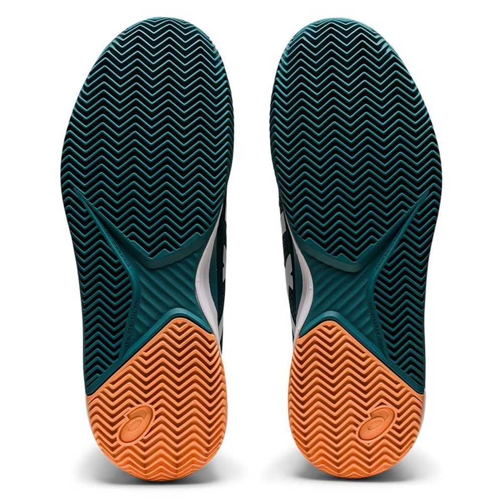 Мужские кроссовки теннисные Asics Gel-Resolution 8 Clay - velvet pine/white