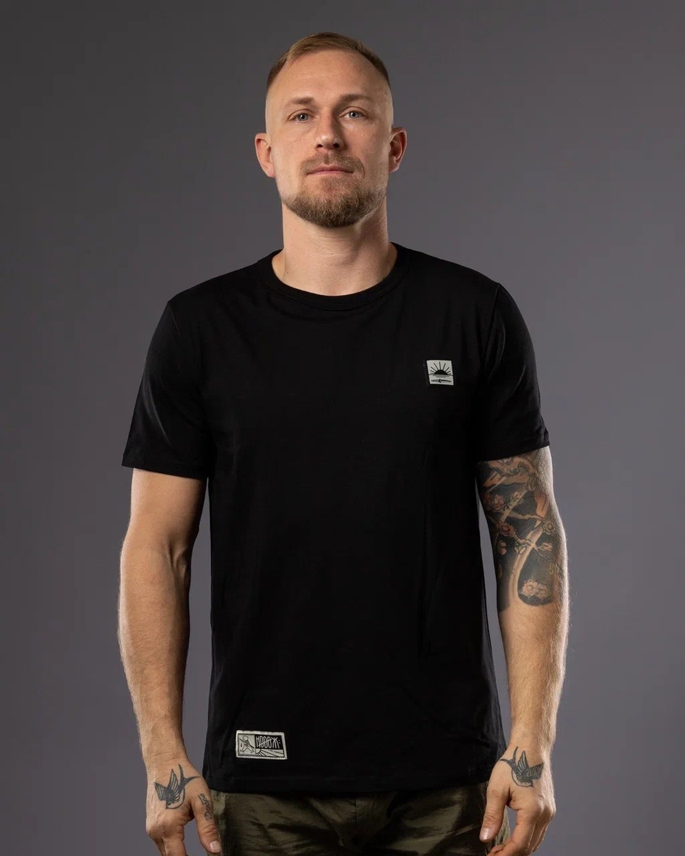 Футболка НОООЖ "Мальчик" Черный