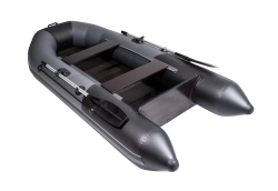 Лодка Таймень NX 2850, 2850*1320*360 мм., цвет графит - черный
