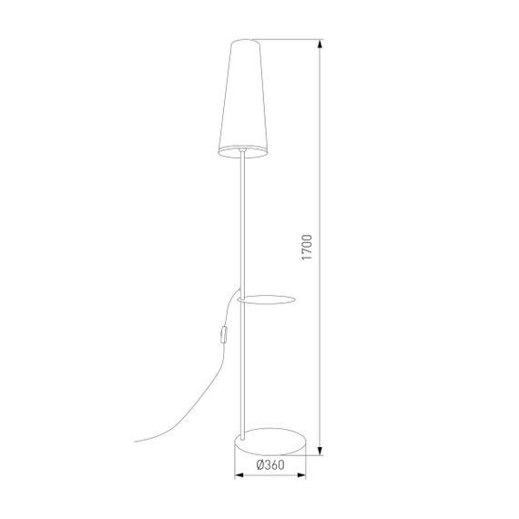 Торшер TK Lighting 5959 Zing