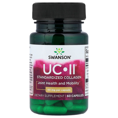 Swanson, UC-II®, стандартизованный коллаген, 60 капсул